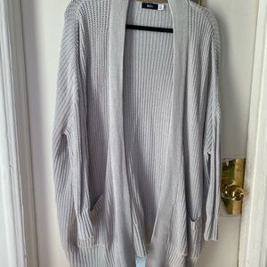 Grey cardigan, size small
